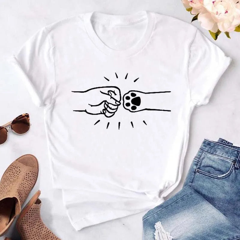 T-shirt Paw Support™ = 1 acquistata : 15 pasti 🐾